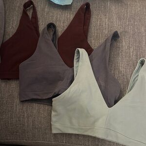 Women's Old Navy V-Neck Sports Bra Set - Multicolor